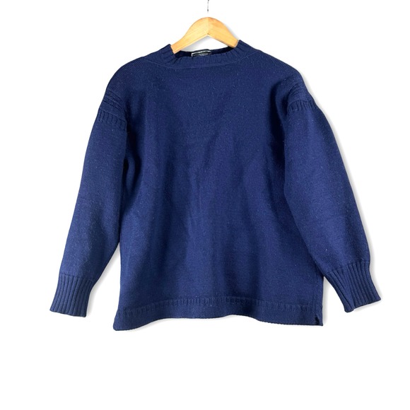Lands' End Other - Lands End Mens Blue Wool Blend Vintage Sweater Sz M Medium